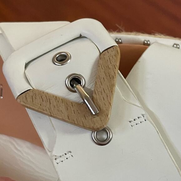 Gianni Bini White Sandals resort vacation preppy festival spring summer - Picture 5 of 14